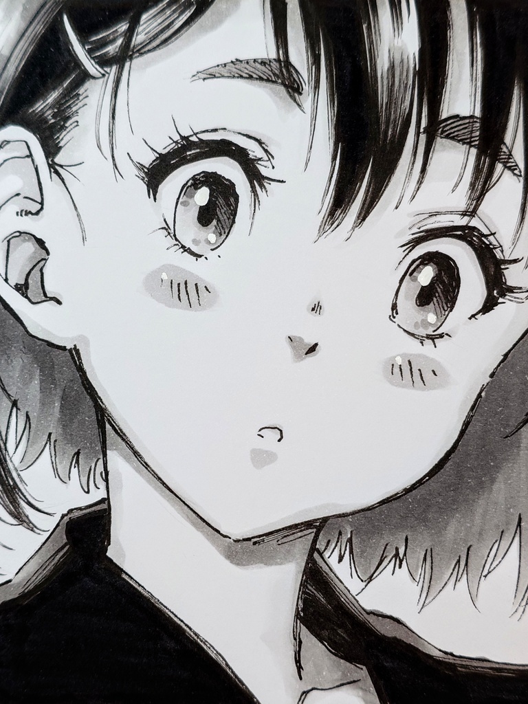 オリジナルイラスト　小色紙