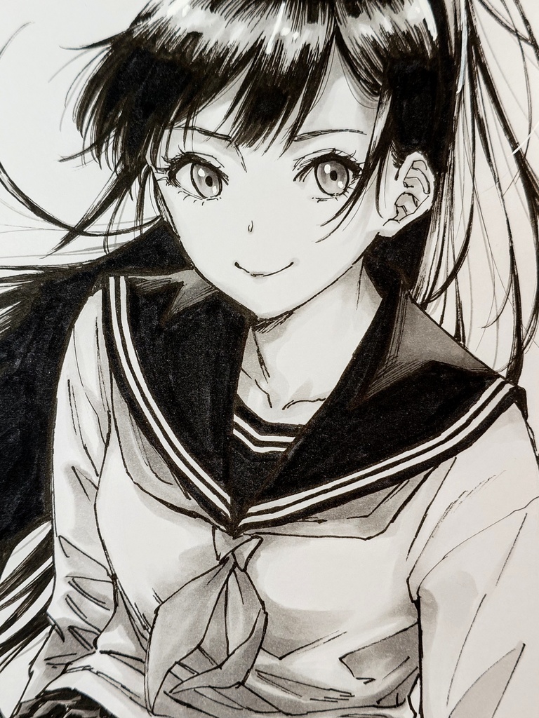 オリジナルイラスト 大色紙