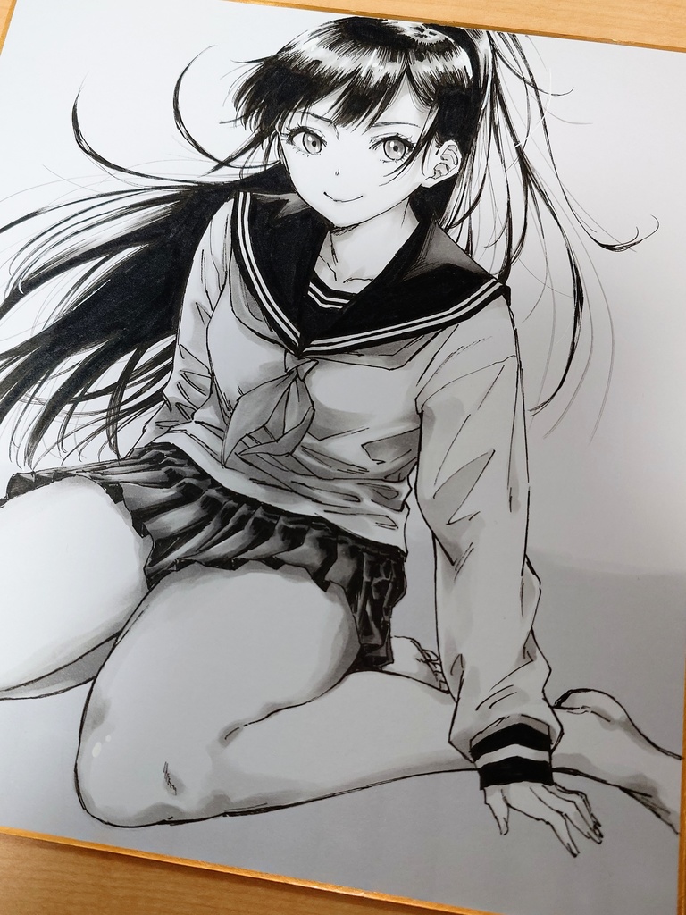 オリジナルイラスト 大色紙