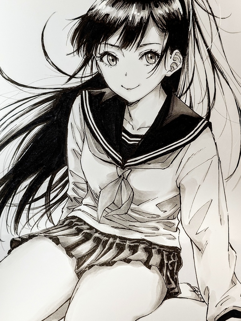 オリジナルイラスト 大色紙