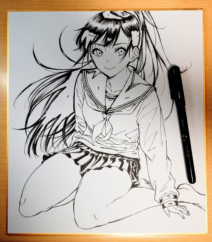 オリジナルイラスト 大色紙