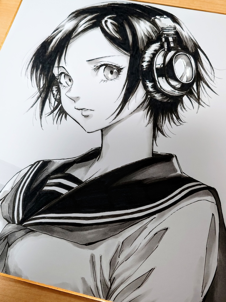 オリジナルイラスト 大色紙