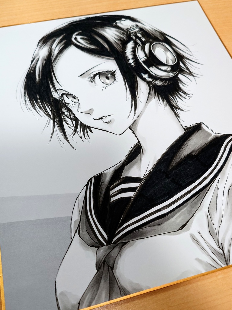 オリジナルイラスト 大色紙