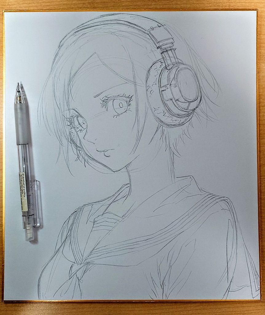 オリジナルイラスト 大色紙