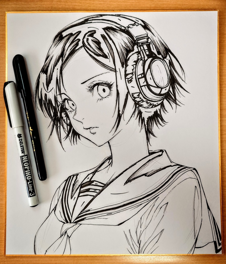 オリジナルイラスト 大色紙