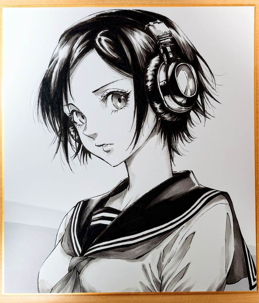 オリジナルイラスト　大色紙