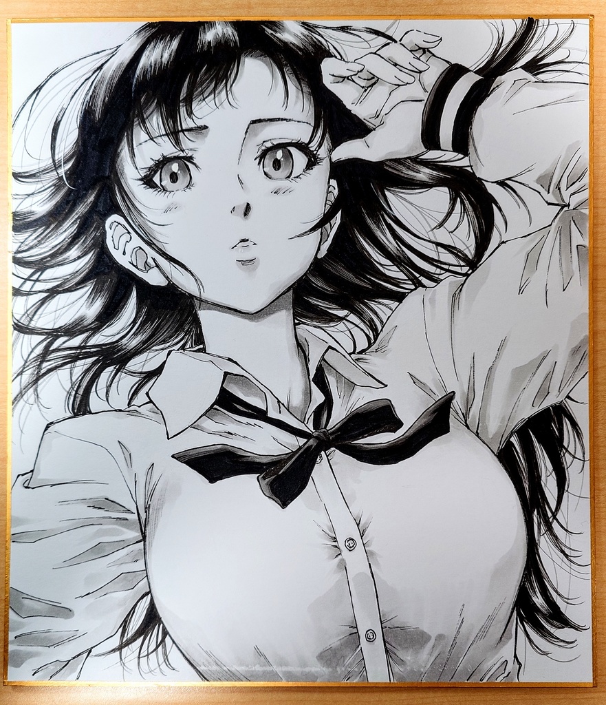 オリジナルイラスト　大色紙