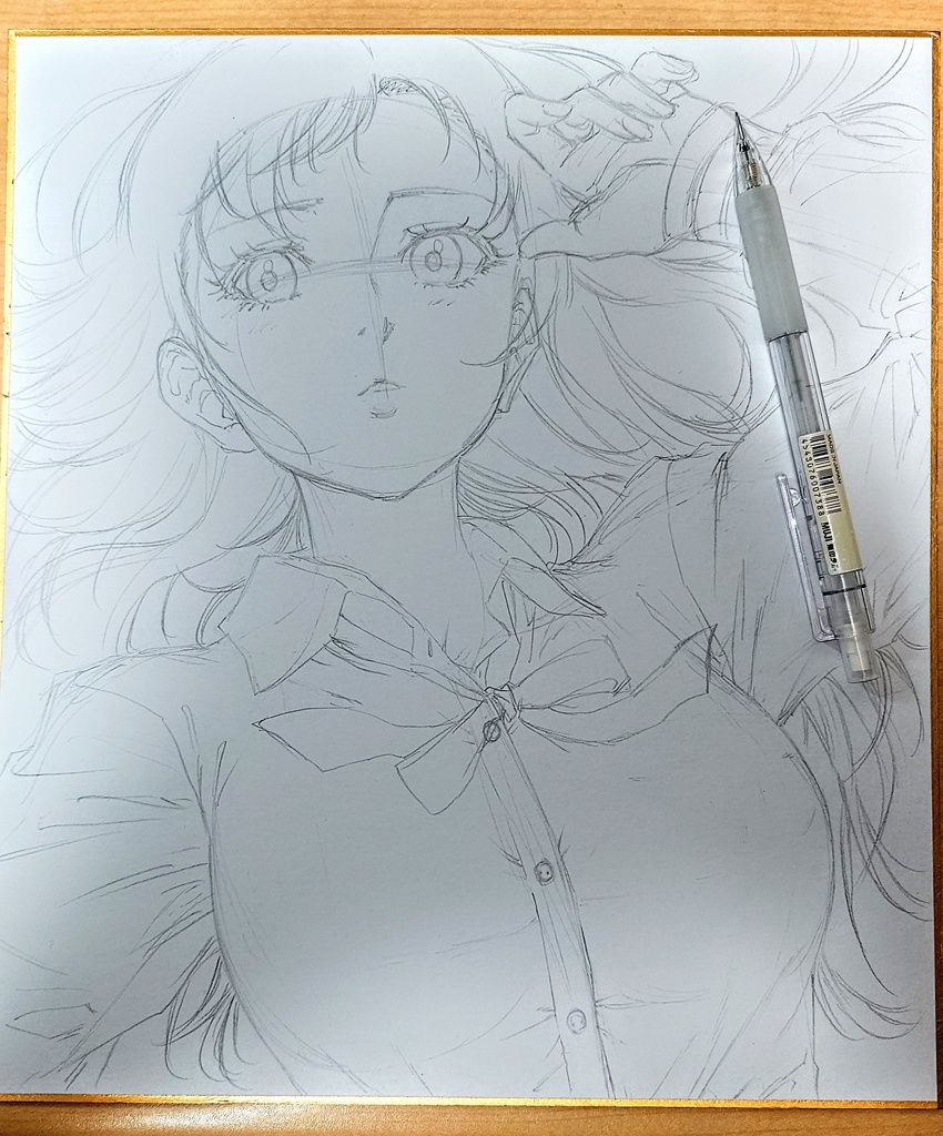 オリジナルイラスト 大色紙