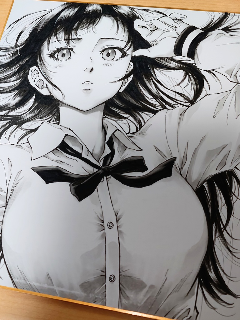 オリジナルイラスト 大色紙