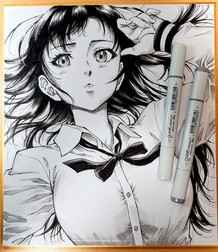 オリジナルイラスト 大色紙