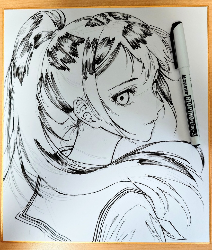オリジナルイラスト 大色紙