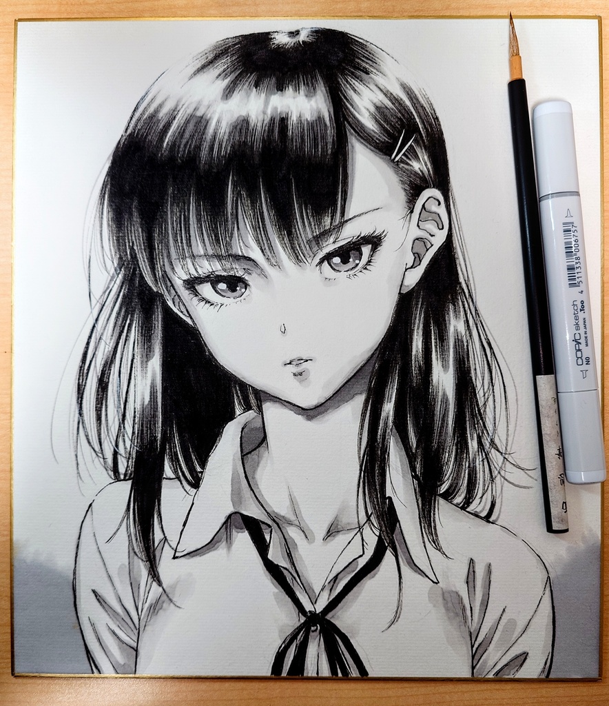 オリジナルイラスト 大色紙