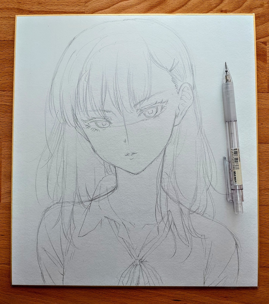 オリジナルイラスト 大色紙