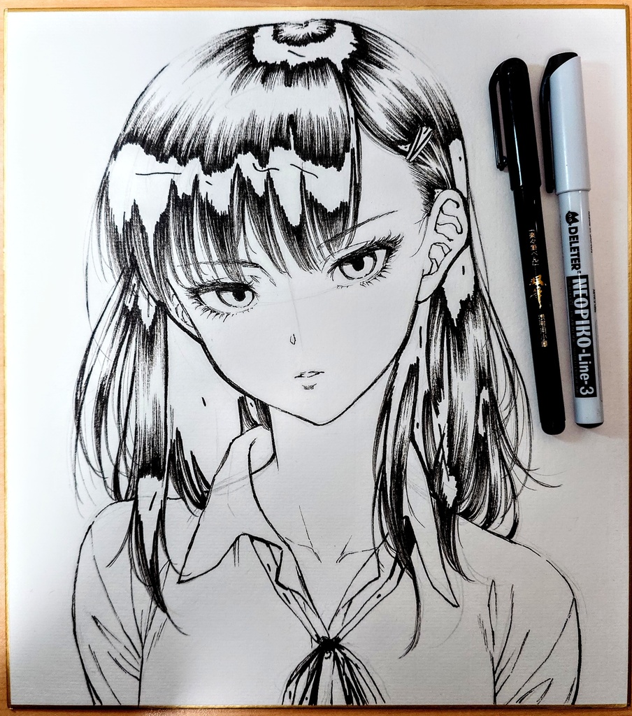 オリジナルイラスト 大色紙