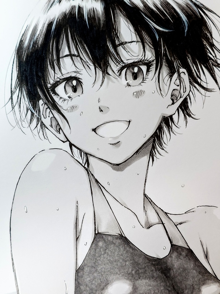 オリジナルイラスト 大色紙
