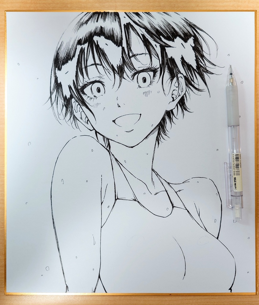 オリジナルイラスト 大色紙