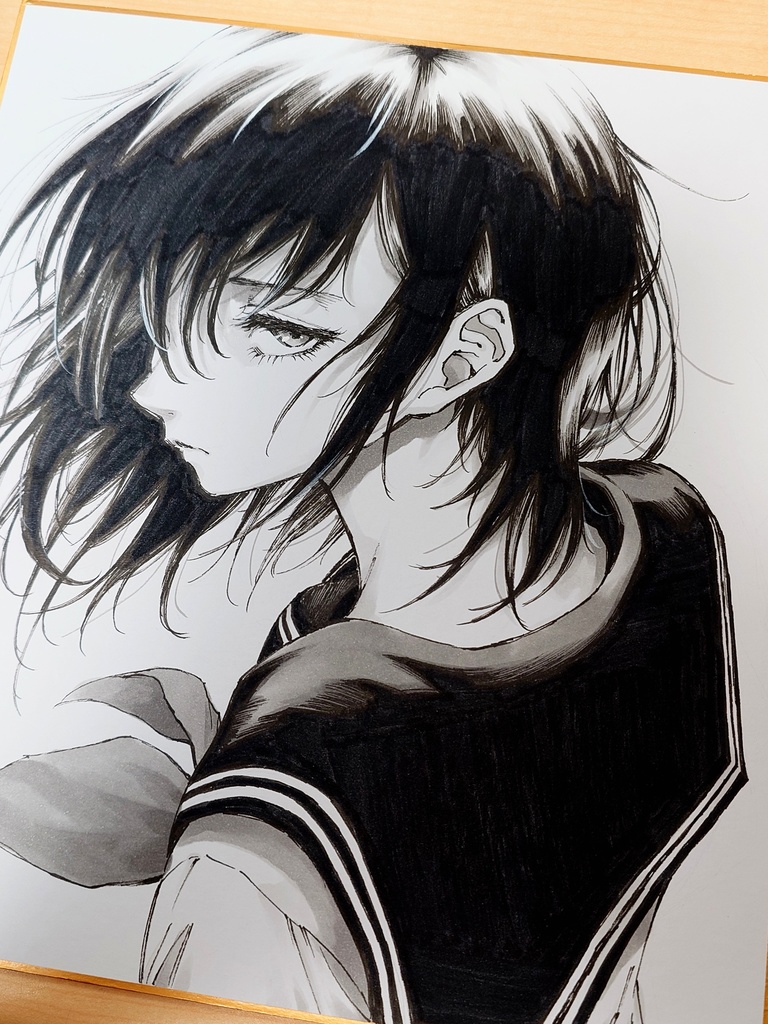オリジナルイラスト 大色紙