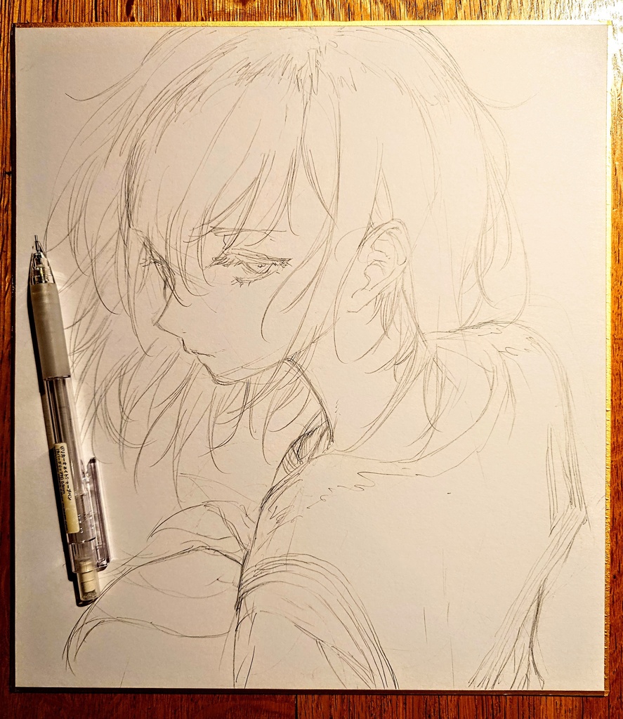 オリジナルイラスト 大色紙