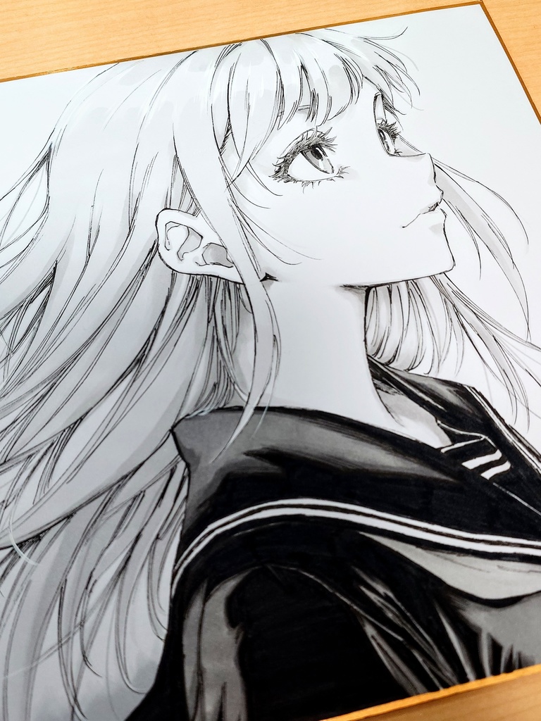 オリジナルイラスト 大色紙