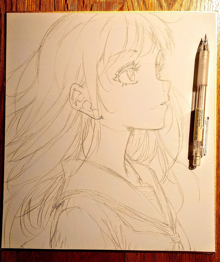 オリジナルイラスト 大色紙