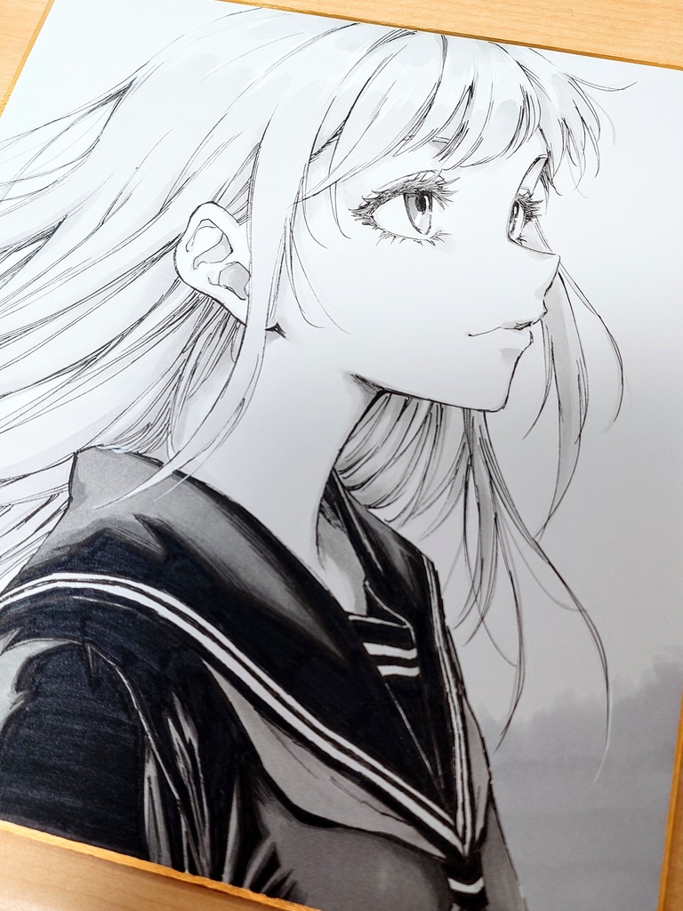 オリジナルイラスト 大色紙