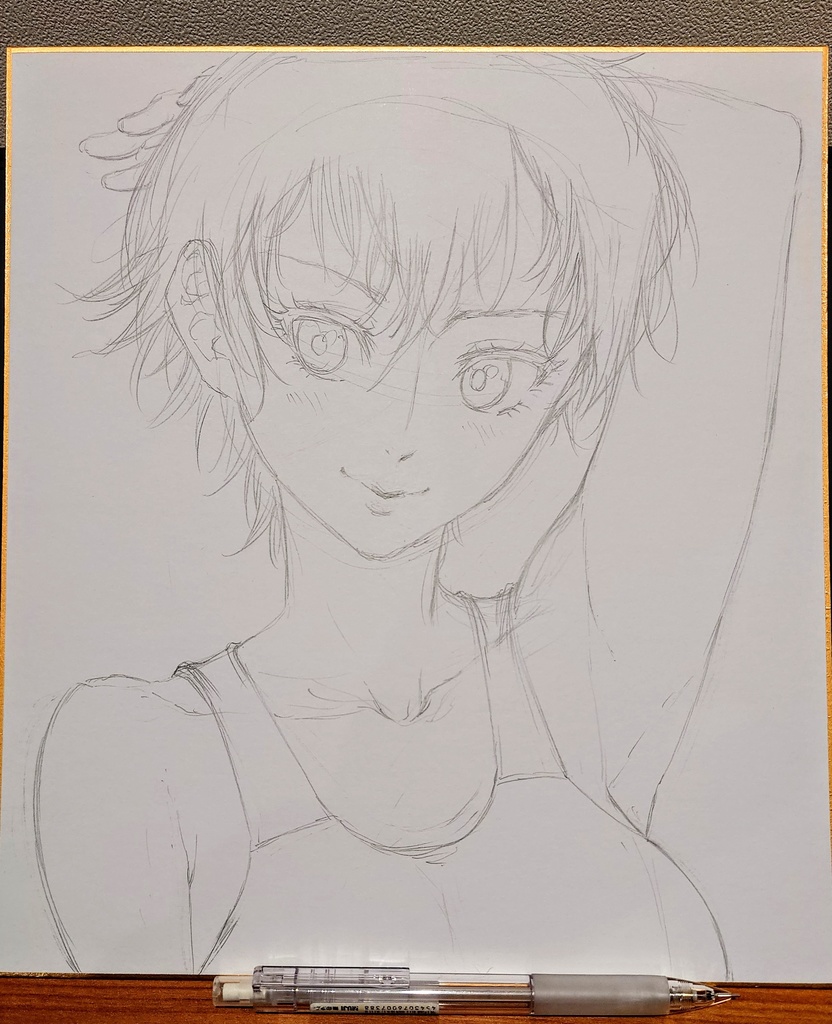 オリジナルイラスト 大色紙