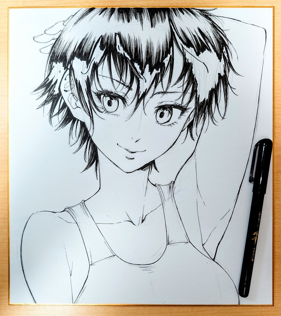 オリジナルイラスト 大色紙