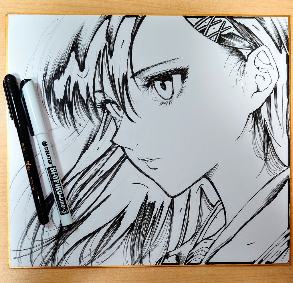 オリジナルイラスト 大色紙