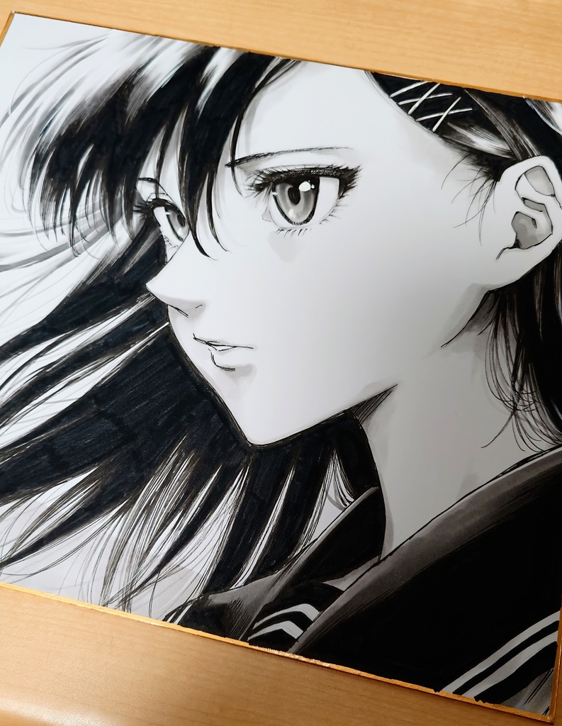 オリジナルイラスト 大色紙