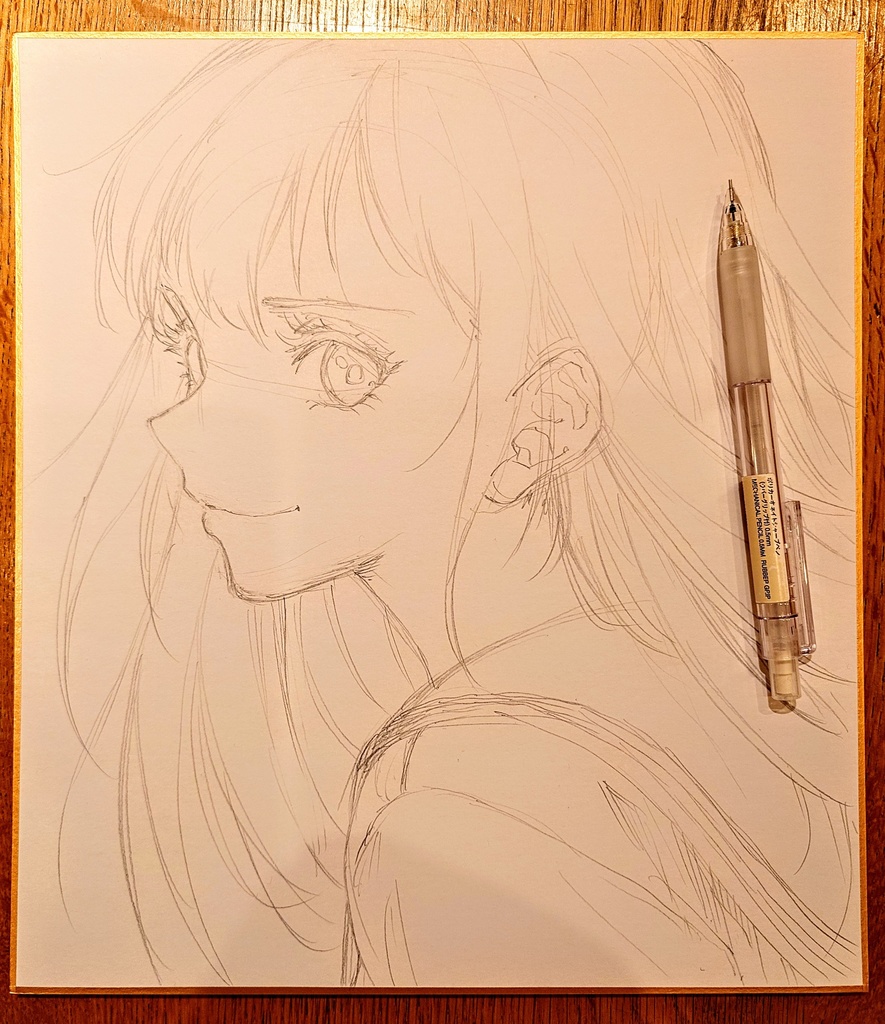 オリジナルイラスト 大色紙