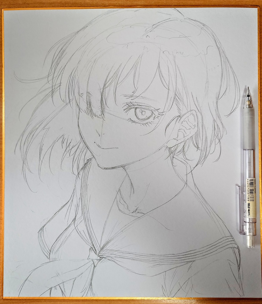 オリジナルイラスト 大色紙