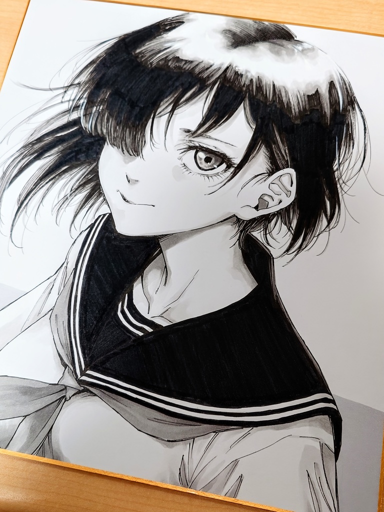 オリジナルイラスト 大色紙