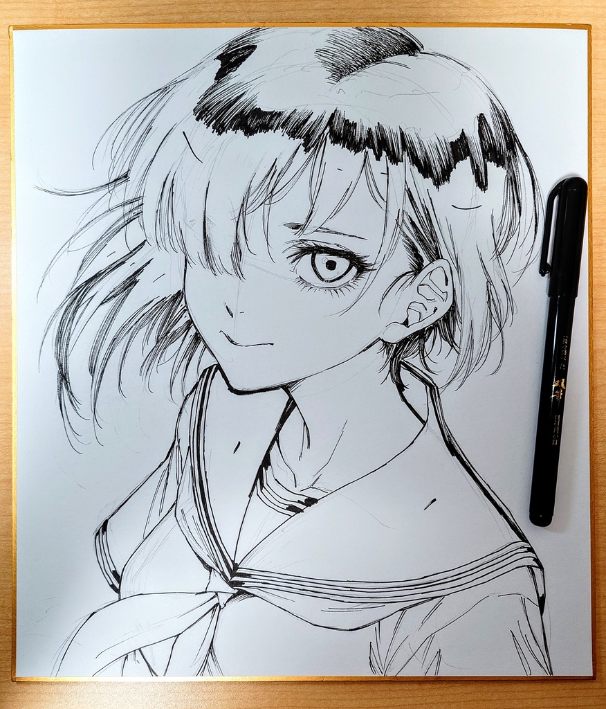 オリジナルイラスト 大色紙