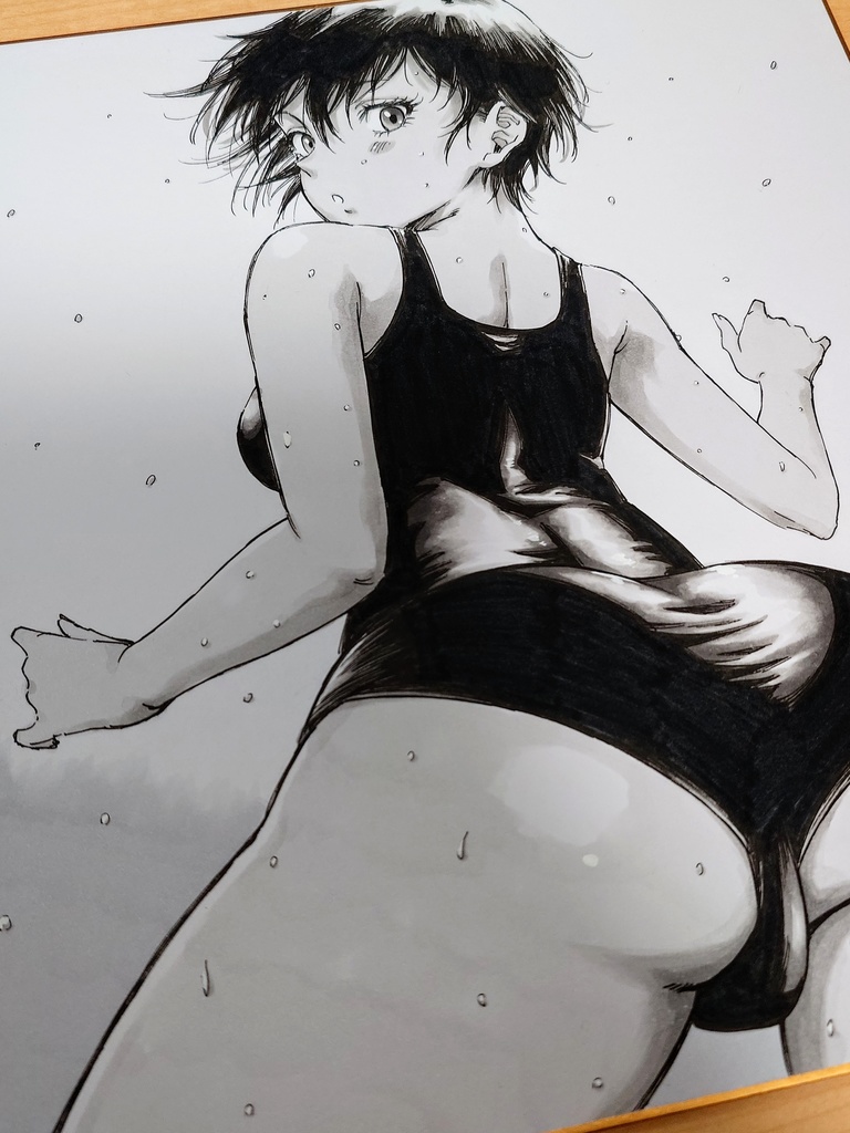 オリジナルイラスト 大色紙