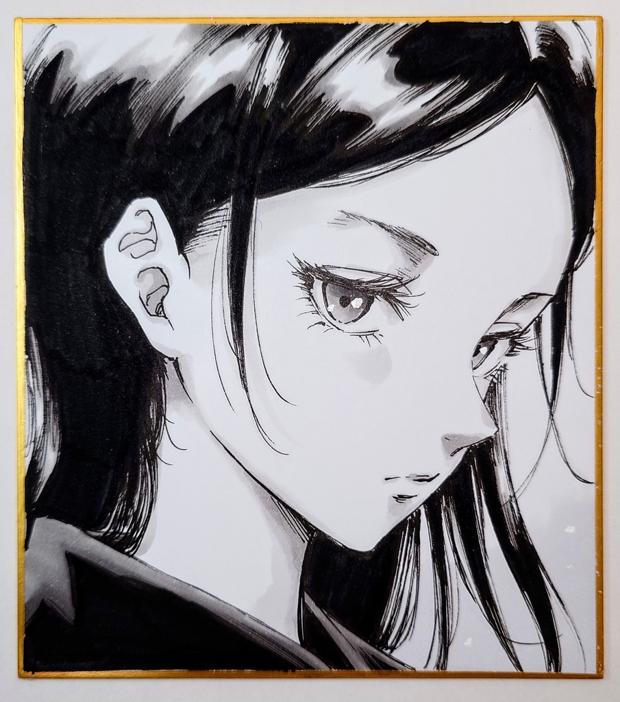 オリジナルイラスト　小色紙