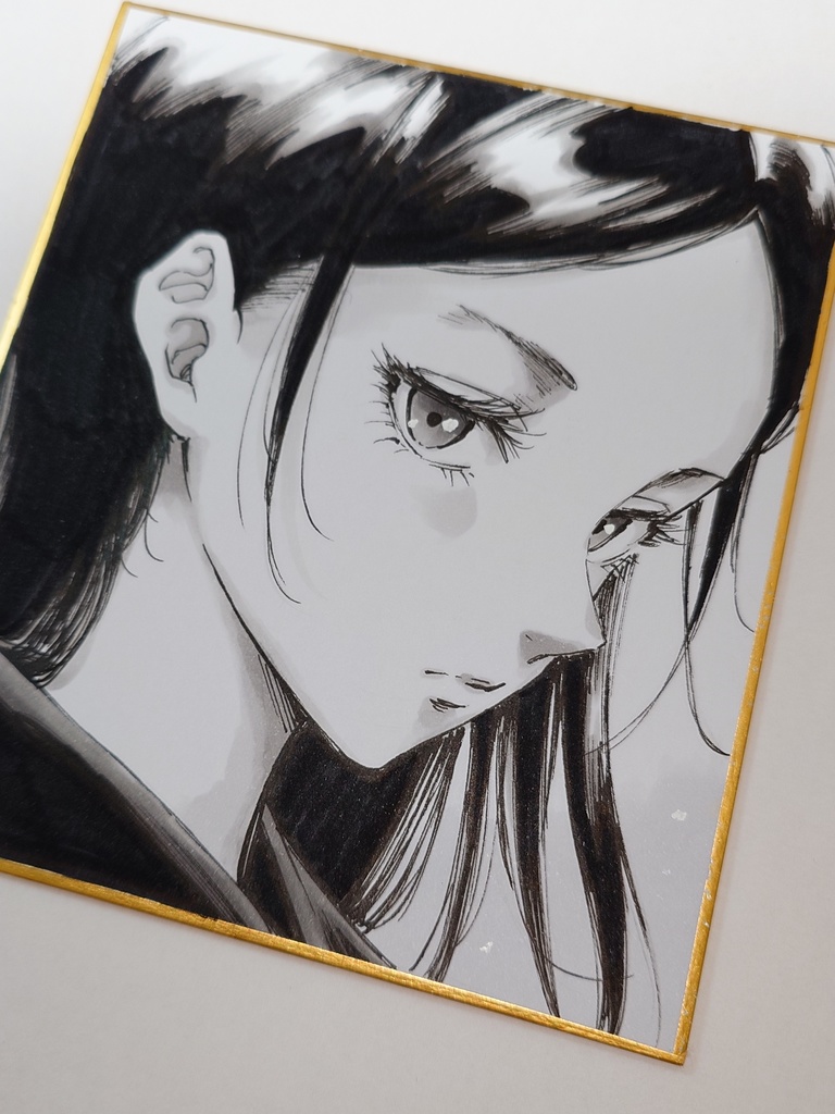 オリジナルイラスト 小色紙