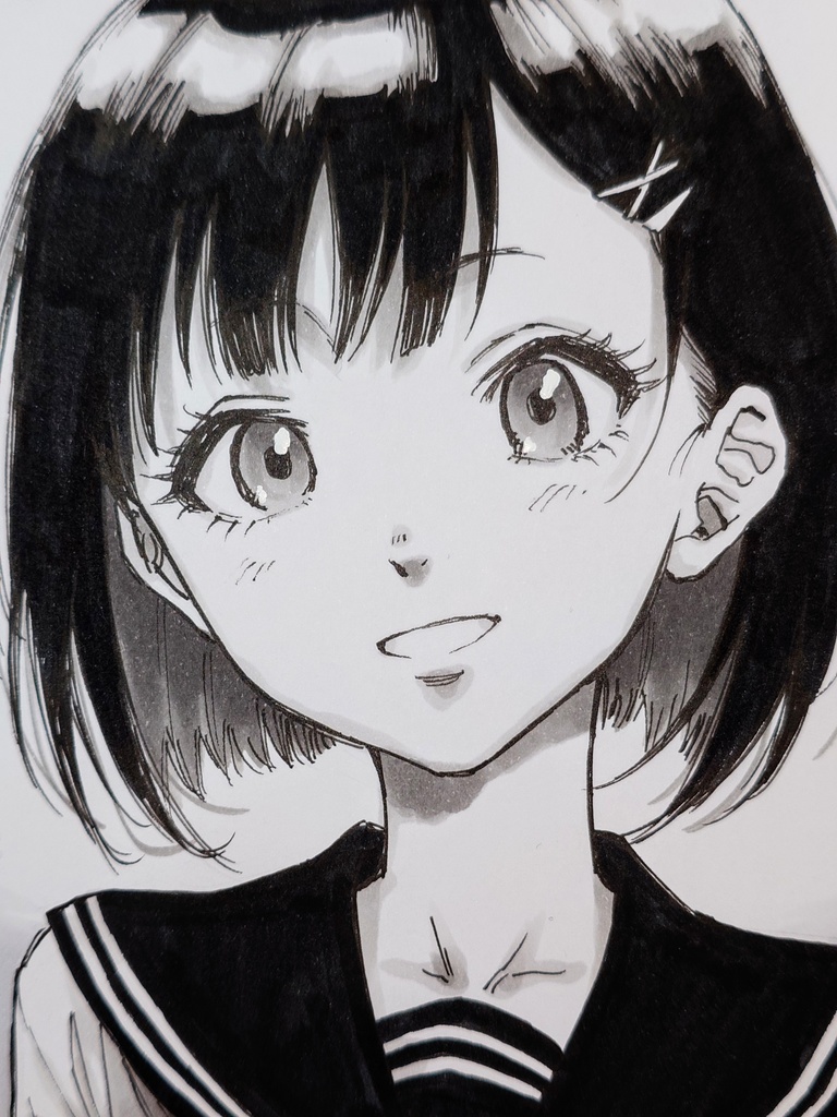 オリジナルイラスト 小色紙