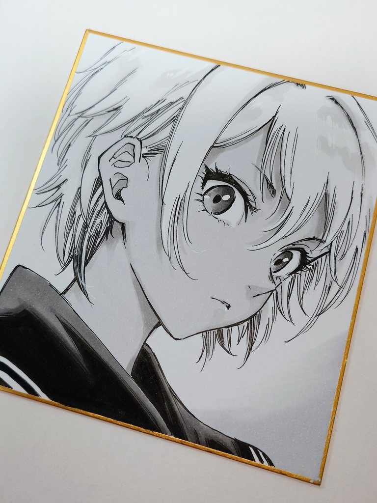 オリジナルイラスト 小色紙