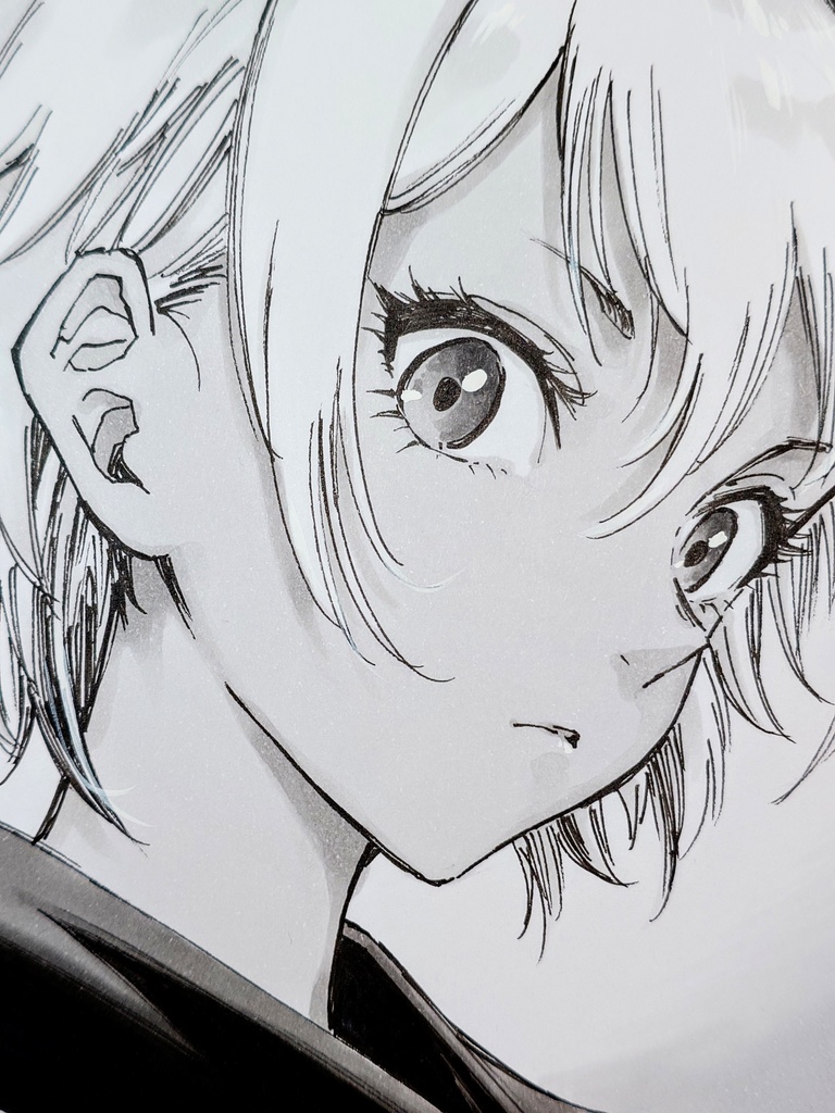 オリジナルイラスト 小色紙