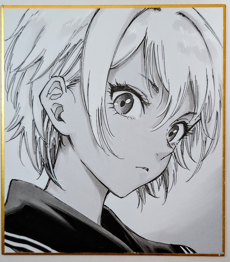 オリジナルイラスト　小色紙
