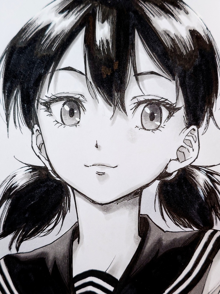 オリジナルイラスト　小色紙