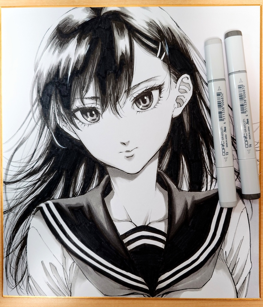 オリジナルイラスト 大色紙
