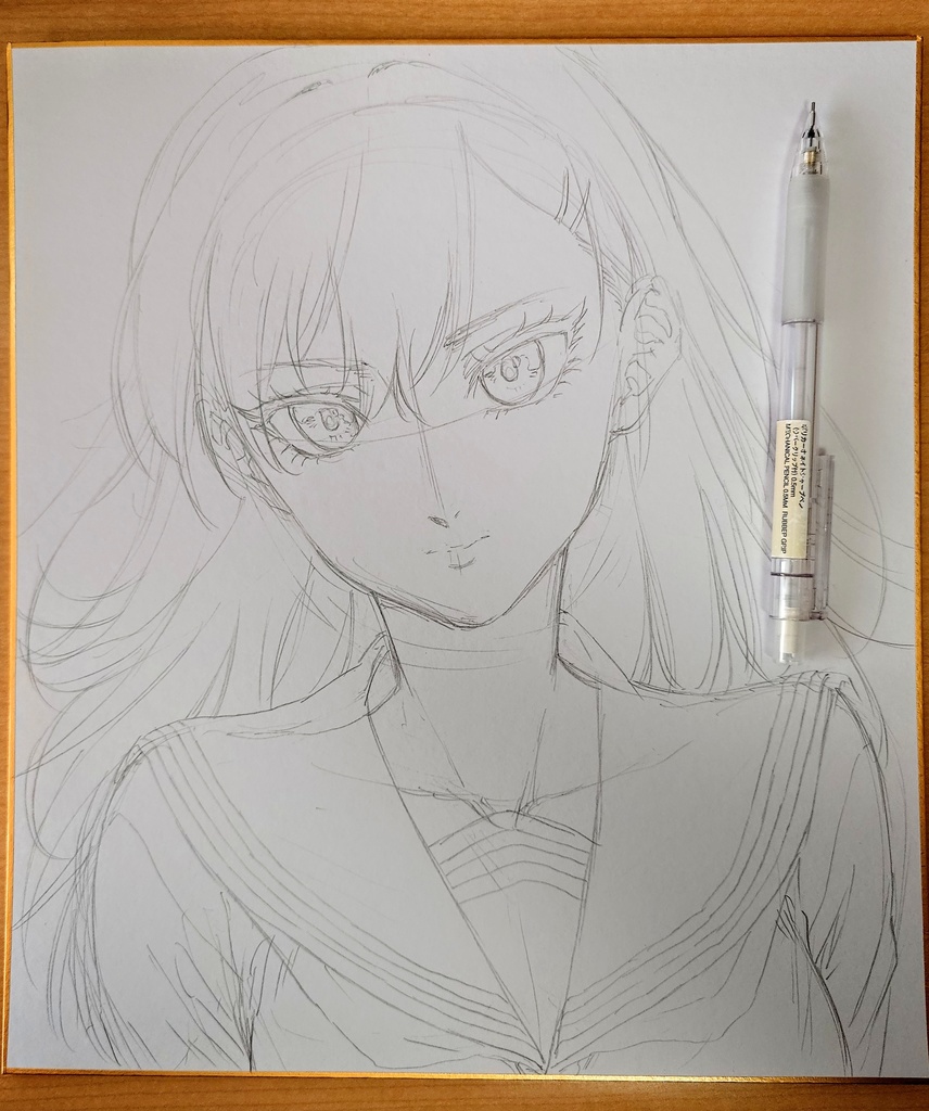 オリジナルイラスト 大色紙