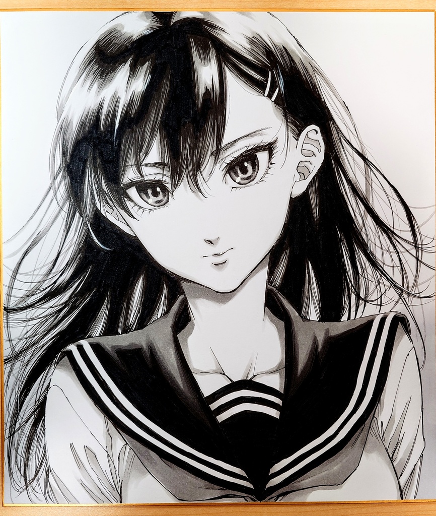 オリジナルイラスト　大色紙