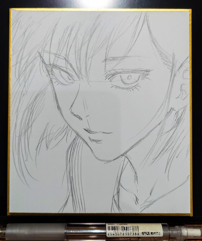 オリジナルイラスト 小色紙