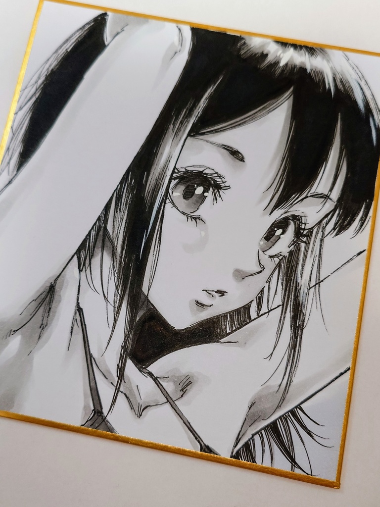 オリジナルイラスト 小色紙