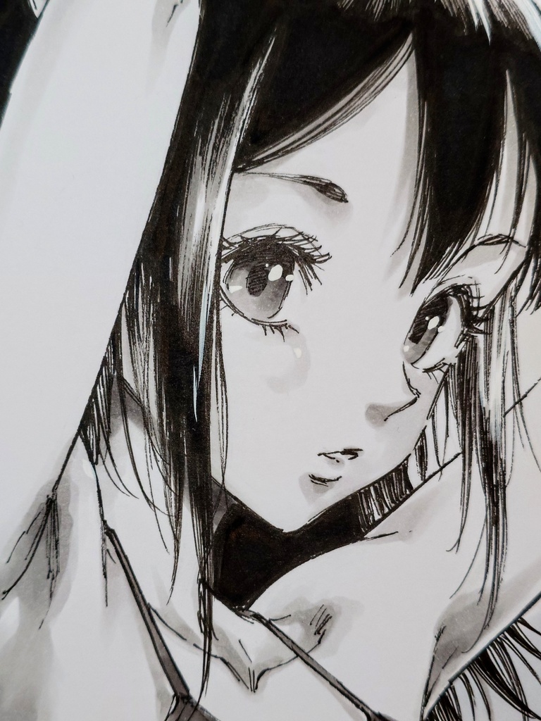 オリジナルイラスト　小色紙