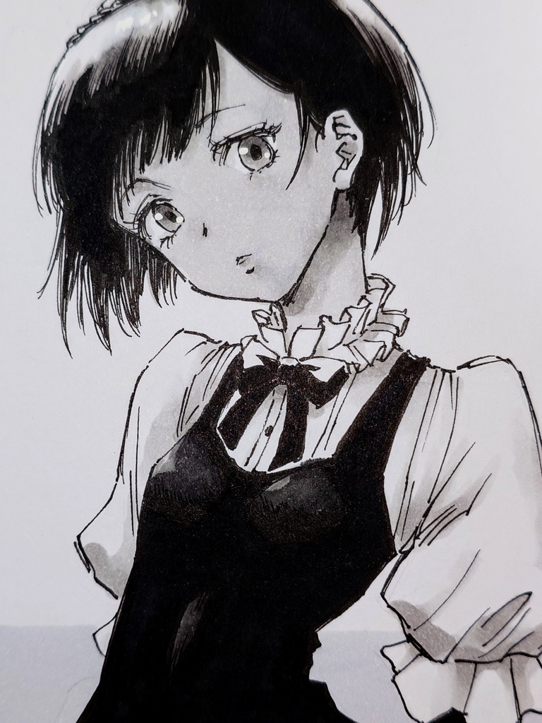 オリジナルイラスト　小色紙