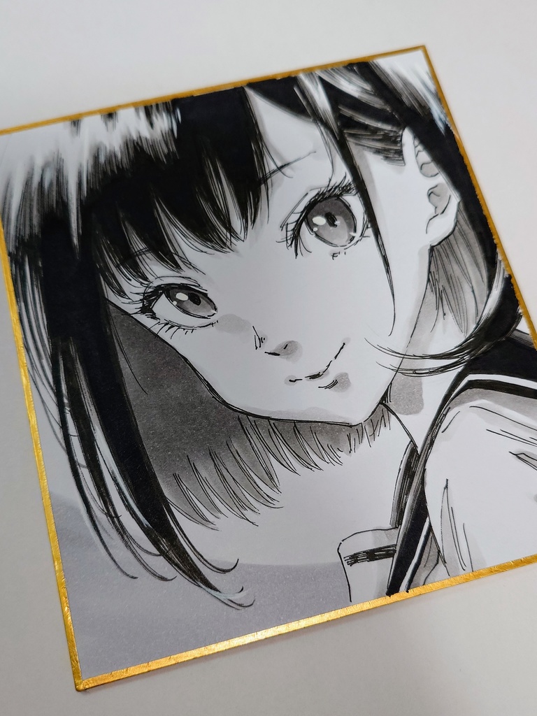 オリジナルイラスト 小色紙