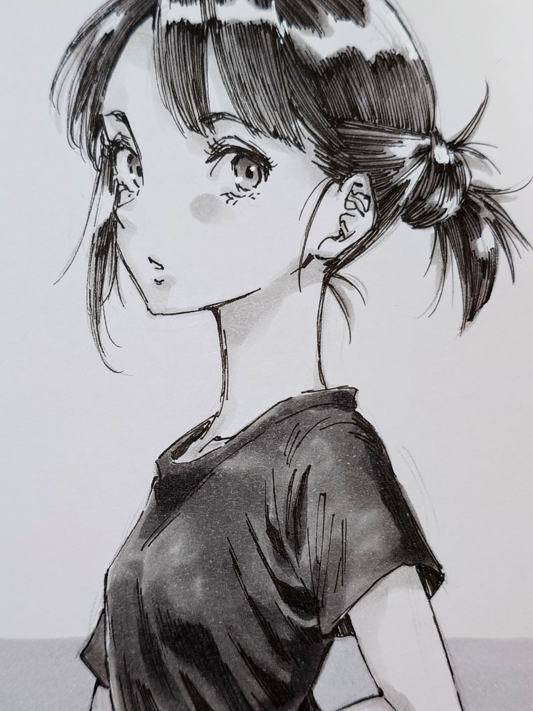 オリジナルイラスト　小色紙